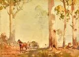 Benjamin Edwin Minns, (Landscape) 1936, 1936, watercolour on paper