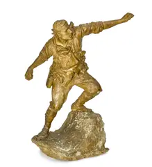 Charles Web Gilbert, Bomber 1921, 1921, plaster