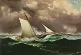 Haughton Forrest, (Sailing Boat in Rough Seas)