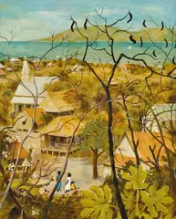 Ray Crooke, Thursday Island 1958, 1958, oil, tempera and resin on composition board