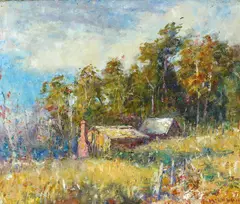 Frederick McCubbin, Cottage at Mount Macedon (1913), 1913, oil on canvas