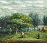 William Dobell, Angoram on the Sepik River (1952)