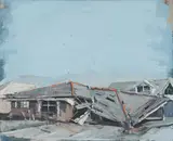 Jürgen Noltensmeier, Amerika, 2007, Eitempera auf Leinwand