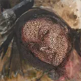 Beza, "to much", 2009, Öl auf Leinen