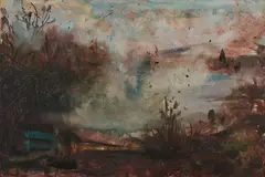 Beza, "Andwil", Ohne Jahr, Acryl, Öl und Tusche auf Leinwand