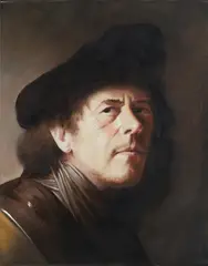 Rolf Ohst, R. van Rijn, 2013, Öl auf Leinwand