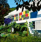 Eamon O'Kane, E-1027 with Le Corbusier colour blinds, 2010, Öl auf Leinwand