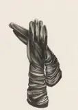 Pawel Olszczynski, "untitled" (Gloves), 2010, Bleistift auf Papier