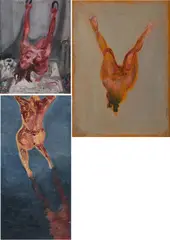 Beza, "Koraliki", "Anhang" und "Kaltstart" (3-teiliges Konvolut), 2008, Öl auf Leinwand