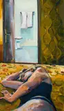 Justine Otto, "Zimmer in Venedig", 2007, Öl auf Leinwand