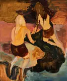 Katharina Otto, "Harvest", 2009, Öl auf Holz