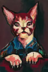 Carlos Perez, Mr. Cat, 2010, Acryl auf Leinwand