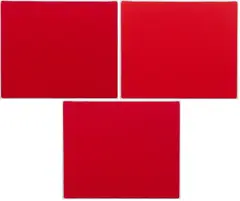 Katinka Pilscheur, "carnal red / coral blame / ginger fire", 2012, Tom Ford Nagellack auf Leinwand
