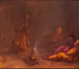 Nicole Van den Plas, Ohne Titel, 2006, Öl auf Karton