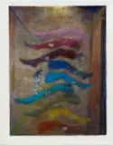 Jochen Plogsties, "10.12" (Strumpfhosen), 2012, Öl auf Leinen