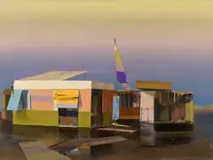 Ulf Puder, Pool, 2010, Öl auf Leinwand