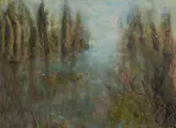 Beza, "green hall", 2010, Acryl auf Leinwand