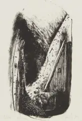 "Heizer" by Neo Rauch, 1991, Lithografie auf Bütten, sold Oct 2019