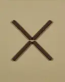 Thomas Rentmeister, "Twix-X", 2010, Polyeurethan auf Leinwand