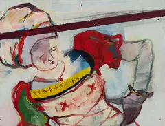 Claudia Rossger, Tänzerin, 2009, Eitempera und Öl auf Hartfaserplatte