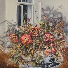 Beza, "Do czazu", 2008, Öl auf Leinwand