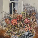 Beza, "Do czazu", 2008, Öl auf Leinwand