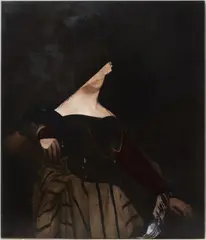 "Leblanc" by Nicola Samorì, 2011, Öl auf Holz, sold Nov 2019