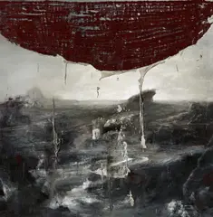 Nicola Samorì, "A.F.P.", 2010, Öl auf Holz