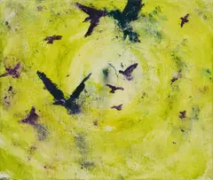 Martin Schepers, Schwarm, 2008, Öl auf Leinwand