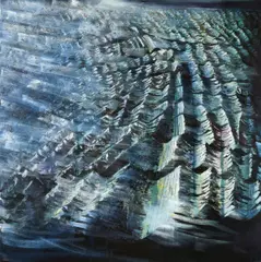 Martin Schepers, Überm Schall, 2007, Öl auf Leinwand
