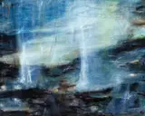 Martin Schepers, "For new horizons", 2007, Öl auf Leinwand