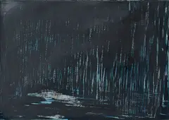 Martin Schepers, Sich Regen, 2006, Öl auf Nessel