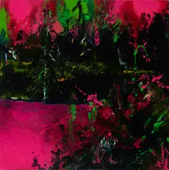 Sandra Schlipkoeter, Ohne Titel, 2010, Mischtechnik auf Leinwand
