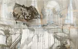 Slava Seidel, (T)Raumtausch, 2007, Tusche auf Leinwand