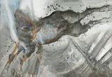 Slava Seidel, Die Kuppel 07, 2008, Sepiatusche auf Leinwand