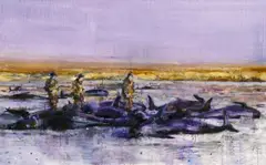 Tanja Selzer, Fish, 2006, Öl auf Leinwand