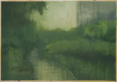 Lu Song, Ohne Titel 3, 2010, Öl auf Papier