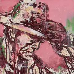 Like a Shadow by Hans-Peter Stark, 2006, Öl auf Leinwand, sold Jun 2020