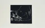 Sophie von Stillfried, "black beauty", 2006, Linolschnitt auf Papier