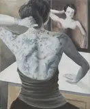 Sophie von Stillfried, "Spieglein spieglein", 2012, Acryl auf Leinwand