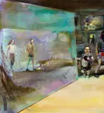 Radek Szlaga, "Surrogate activities", 2010, Öl auf Leinwand