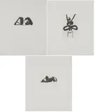 Norbert Tadeusz, Ohne Titel (1961 &amp; 1972), 1999, Aquatintaradierung auf Bütten
