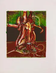 Norbert Tadeusz, Ohne Titel (Akt), 1985, Lithografie auf Bütten