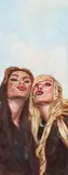 Alex Tennigkeit, "o.T. (Gaddafi Girls)", 2011, Öl auf Kupfer