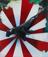 Ohne Titel by Kathrin Thiele, 2012, Acryl auf Leinwand, sold Aug 2020
