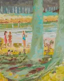 Leif Trenkler, "Wie - aber wenn man nicht darf?", 2008, Öl auf Holz