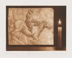 "Meditation" by Michael Triegel, 2010, Mezzotinto, Vernis mou und Strichätzung auf Velin, sold Oct 2019