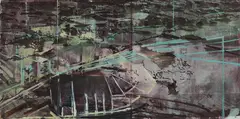 Ina Bierstedt, "Basis", 2007, Öl und Acryl auf Leinwand