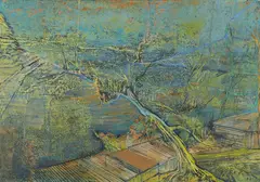 Ina Bierstedt, "Bonsai", 2007, Öl und Acryl auf Leinwand