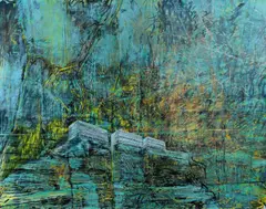 Ina Bierstedt, "Hochburg", 2007, Öl und Acryl auf Leinwand